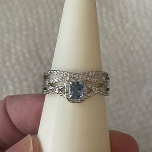 All my Love brand new size 9 Blue topaz ring bomb party
